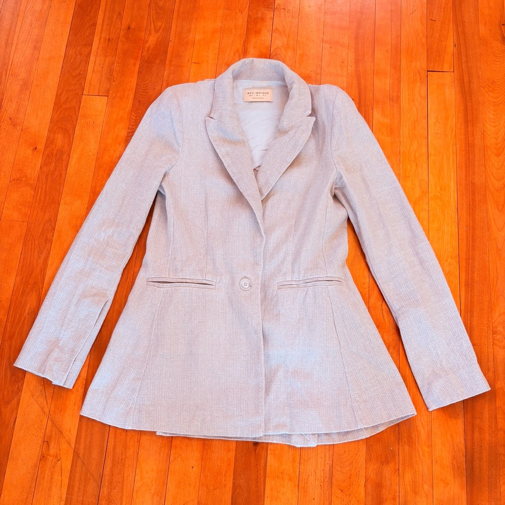 BEC + BRIDGE Light Gray Women's Blazer in a Women's Size 4